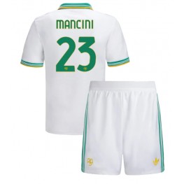 AS Roma Gianluca Mancini #23 Derde tenue Kids 2025-26 Korte Mouw (+ Korte broeken)